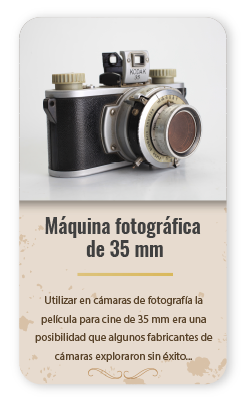 Máquina fotográfica de 35 mm