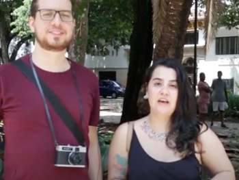 Carlos Bustamante y Daniela Ariza