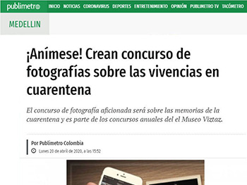 Publimetro Colombia Abril 20 de 2020